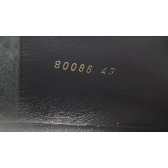 Giuseppe Zanotti Roger Tie Loafer Men's Black Leather EU 43/US 10 Made in Italy - Picture 10 of 12